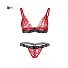 Load image into Gallery viewer, Low Waist Lace Bra &amp; Panties