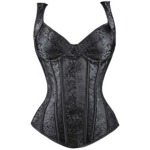 Load image into Gallery viewer, Steampunk sexy overbust corset