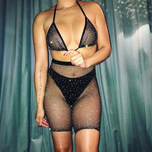 Load image into Gallery viewer, Fishnet Bra + Panty Set
