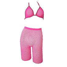 Load image into Gallery viewer, Fishnet Bra + Panty Set