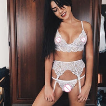 Load image into Gallery viewer, Transparent Bra + Panty Set