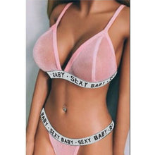 Load image into Gallery viewer, See-through Bra &amp; Panty Set